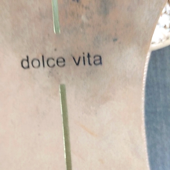 DOLCE VITA NATURAL STRAW POINTED MULES WOMANS 6 - Picture 9 of 9